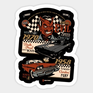 Christine vs Death Proof Sticker